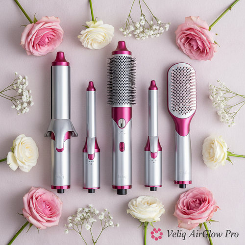 Veliq AirGlow Pro™ | Styler Capelli 5-in-1 Professionale